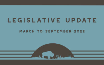 Legislative Update – March to September 2022